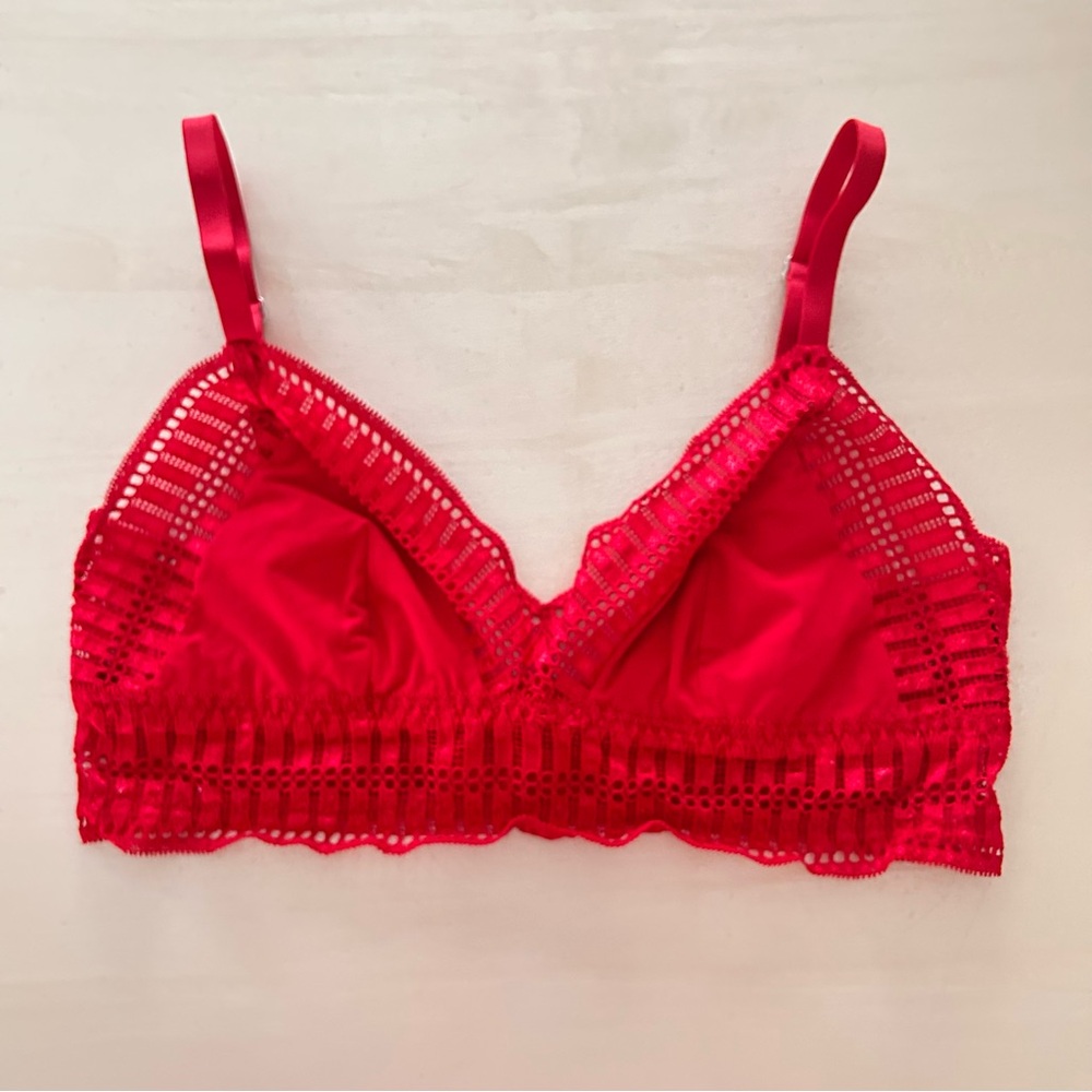 H&M Red Lace Bralette